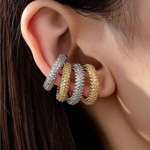 Gold & Silver 4pc Ear Cuffs